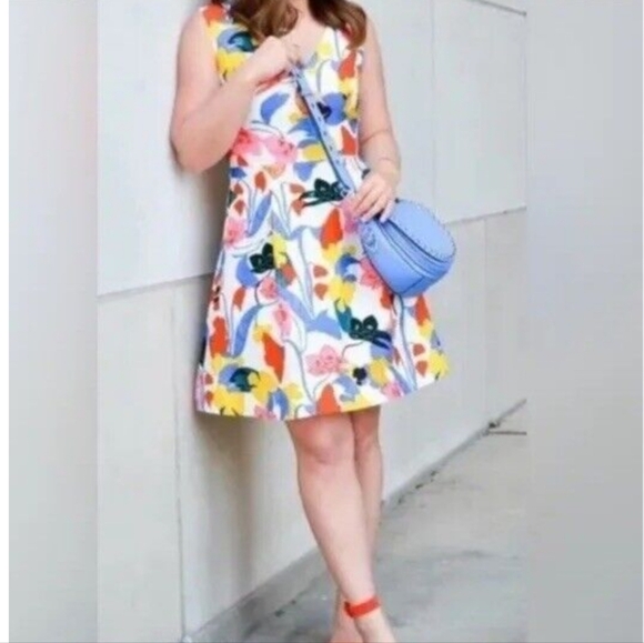 J. Crew Multicolor Floral Dress - Picture 6 of 9